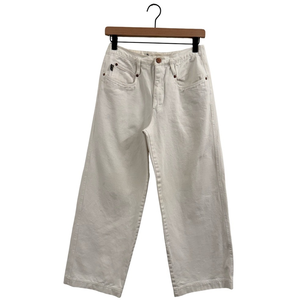 GX by Gwen Stefani “know who you are” Vintage White Flare & Wide Leg Jeans